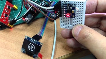 MPU6050 Position Display on OLED use 2 Arduino