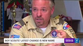 Boy Scouts announce latest change is a new name