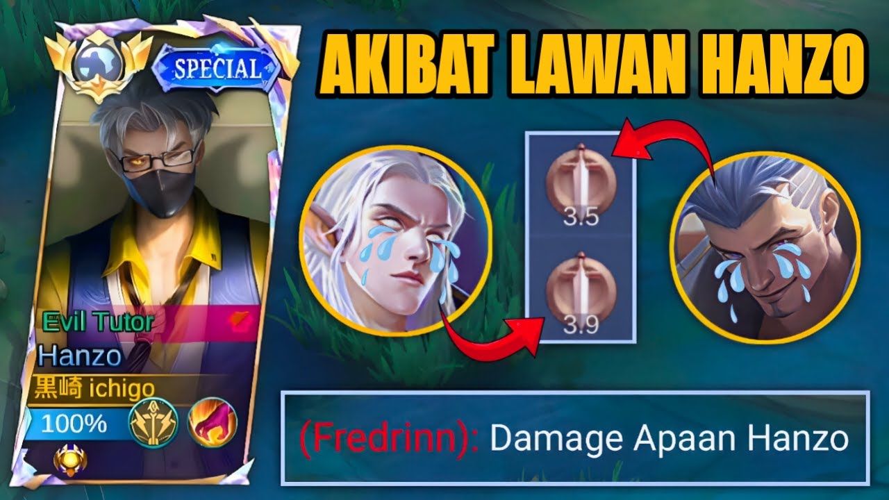 Cara Hanzo Melawan Meta Hyper Tank!! Semakin Tebal Hero Musuh Semakin ...