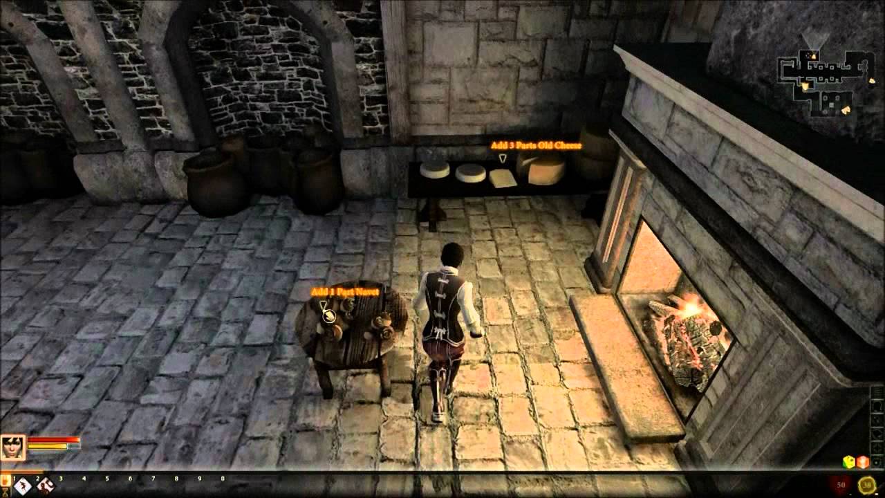 Dragon Age II Recipe Puzzle - Hard Stomach Quest Solution Mark of the Assassin