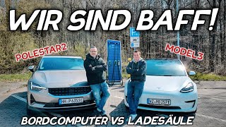 No one saw this coming! Polestar 2 vs. Tesla Model 3! Charging losses and consumption per 100 km.