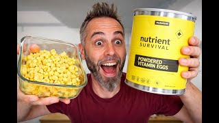 Review of Nutrient Survival Vitamin Powdered Eggs