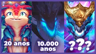 Todos os DRAGÕES de LEAGUE OF LEGENDS (Origem, idade e poderes)