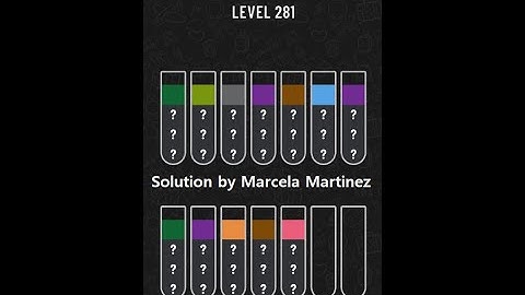 Water Sort Puzzle level 281 | Gameplay Mobile Games
