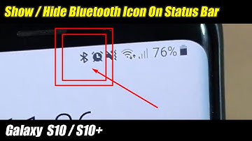 Galaxy S9 / S9+: How to Show / Hide Bluetooth Icon on Status Bar With Good Lock