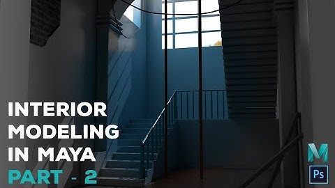 Autodesk Maya | Interior Design Modeling ,Texturing and Lighting PART - 2 II Beginners.