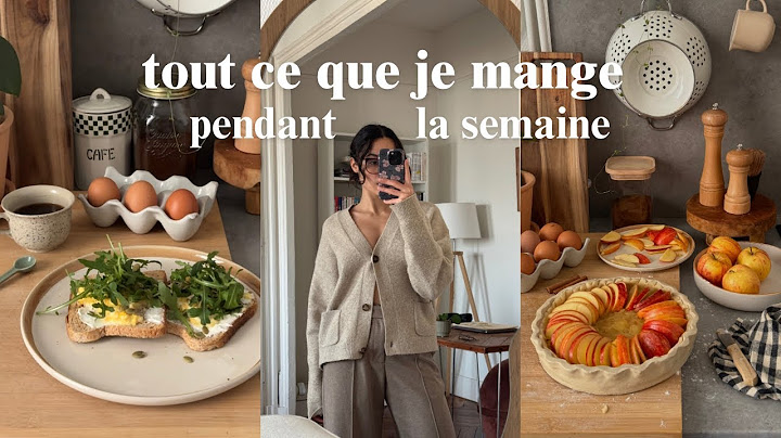 tout ce que je mange pendant la semaine 🍐 simple et sain pour ma santé mentale
