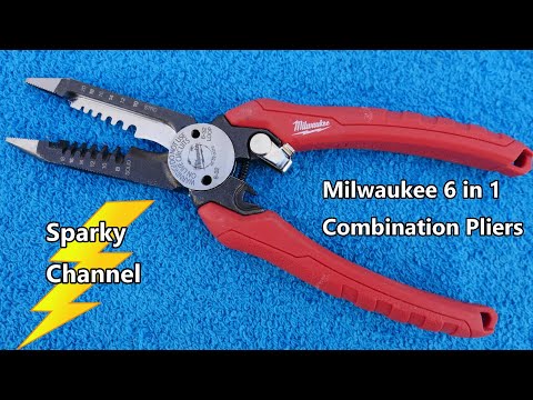 Milwaukee 6 in 1 Pliers Combination Wire Stripper and Long Nose Pliers  Review 