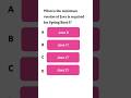 Spring Boot Quiz 1 - What is minimum version of #java required to use #springboot 3? #springbootquiz