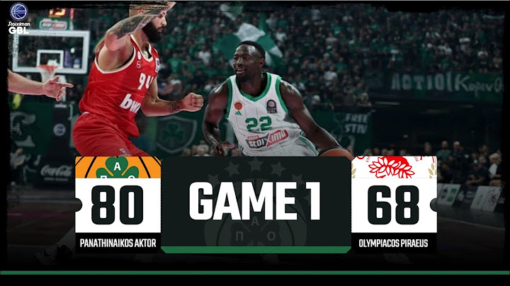 Panathinaikos - Olympiacos 80-68 | GBL Finals Game 1 Full Game Highlights | 30.05.2025