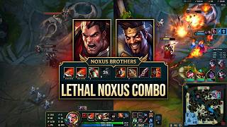 DRAVEN x DARIUS BOTLANE COMBO BROTHERS OF NOXUS DOMINATE!