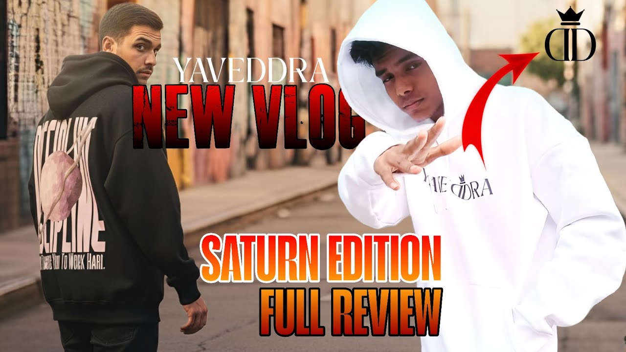 Saturn Sadesati Mahadasha | Saturn Edition Oversized Hoodie Review Yaveddra New Drop, Anuurag Mal 🪐💫