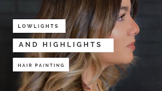 A Lowlight and Highlight Hair Painting Method