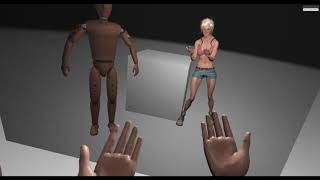 Perspective scaling to different avatar sizes in VR
