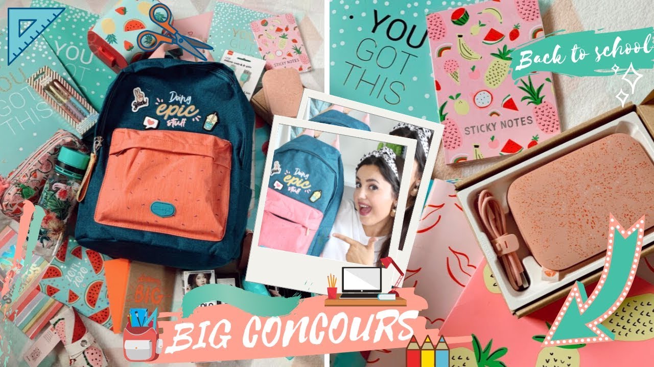 BIG CONCOURS 🎁 BACK TO SCHOOL 👩🏻‍🏫 ⎜Merry
