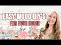 5 easy scrap wood diys