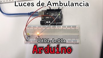 Arduino-Tinkercard : Ud01-Ac01a Luces de Ambulancia