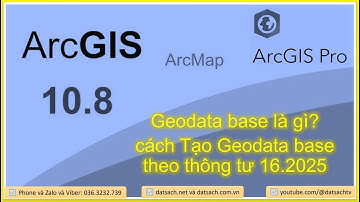 Bài 3_Geodata base là gì ? cách Tạo Geodata base theo thông tư 16.2025