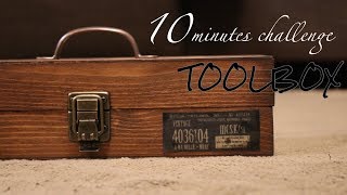 【100均DIY】10分でツールボックスを作る！TOOLBOX 10minutes Challenge