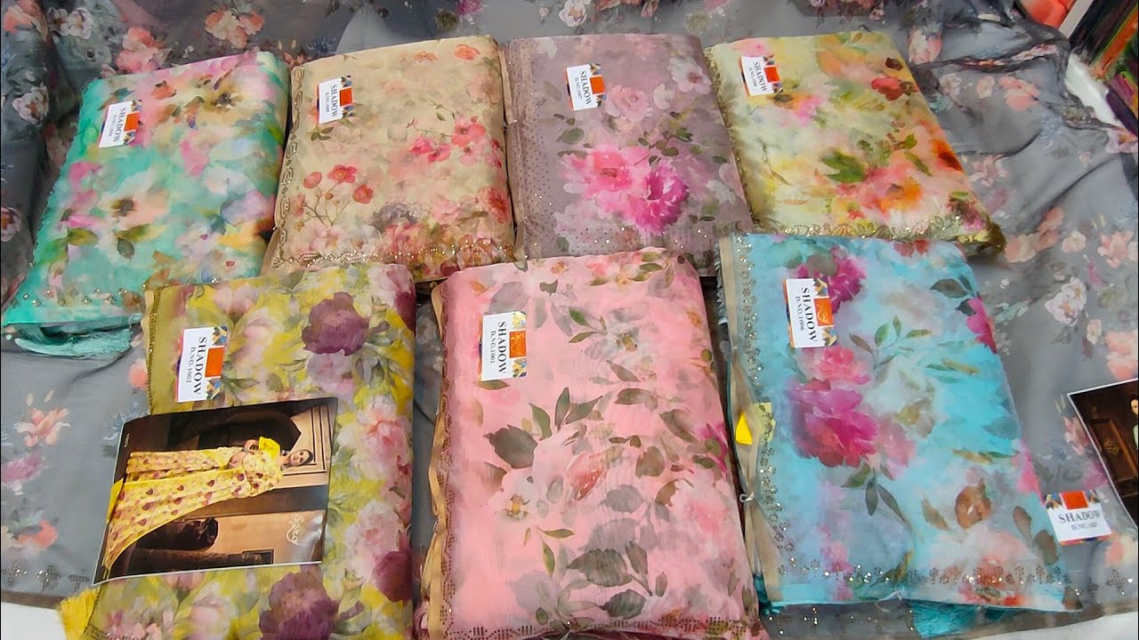Chickpet Bangalore Wholesale Printed Sarees/Single Saree Courier Available/Dailywear Fancy Sarees