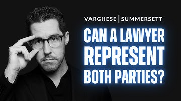 Can a Divorce Attorney Represent Both Spouses? | Family Lawyer Answers