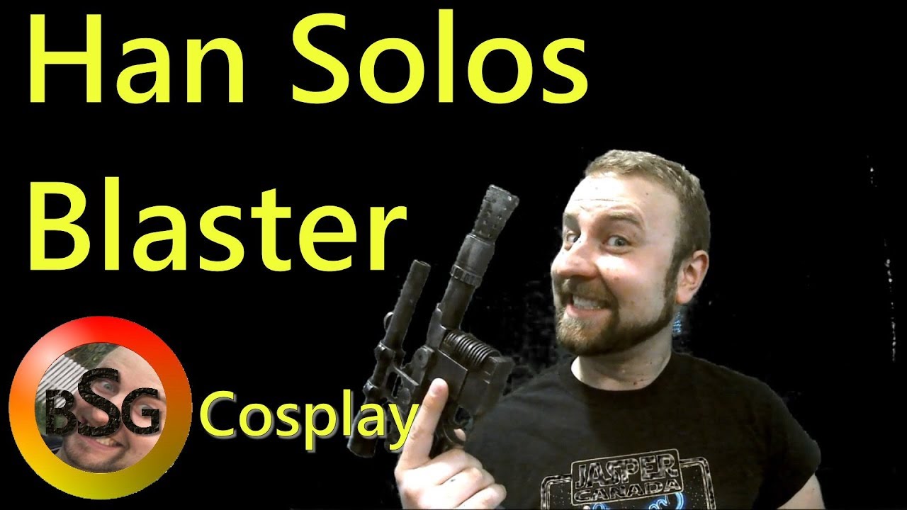 How I made Han Solos Blaster! Blacksmithing Gamer