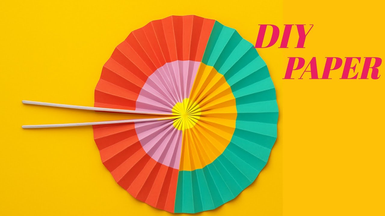 Paper craft ideas easy | DIY paper craft | Handing decoration for Ganapati Chakra | 