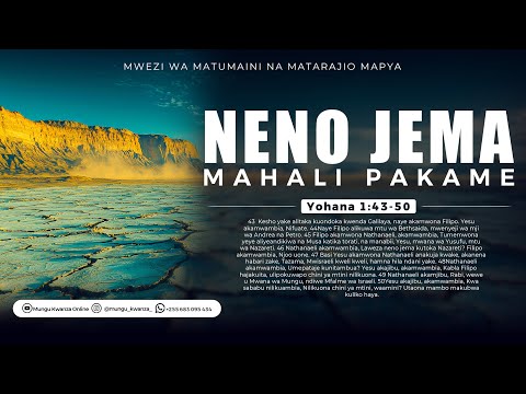 Mungu Kwanza IBADA YA PILI MWEZI NOV LEO TAR 23 11 2025 NENO JEMA MAHALI PAKAME YOH 1 43 50