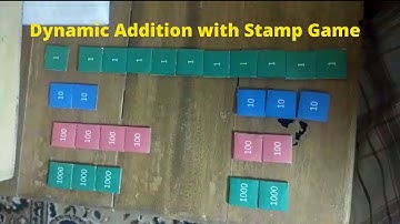 Dynamic Addition with Stamp Game || Montessori Math