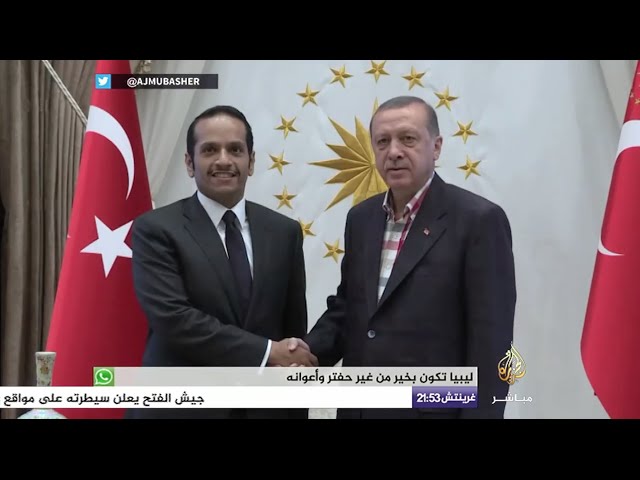 أهم الصور| وزير الخارجية القطري يبحث مع أردوغان الوضع بعد محاولة الانقلاب