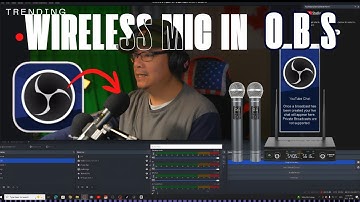 How  To Connect a Wireless Mic in OBS