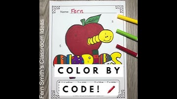 Fall Color By Code Kindergarten Know Your Numbers & Know Your Colors Bundle