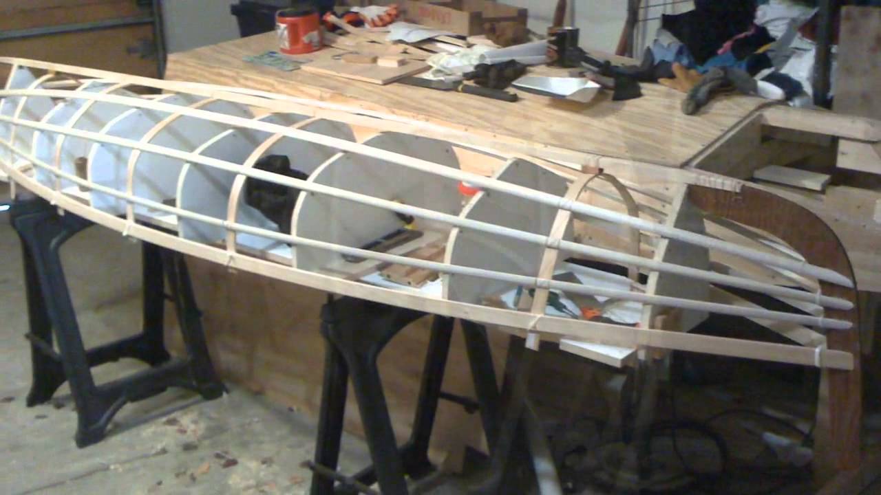 building the boat frame (lightweight skin on frame canoe ...