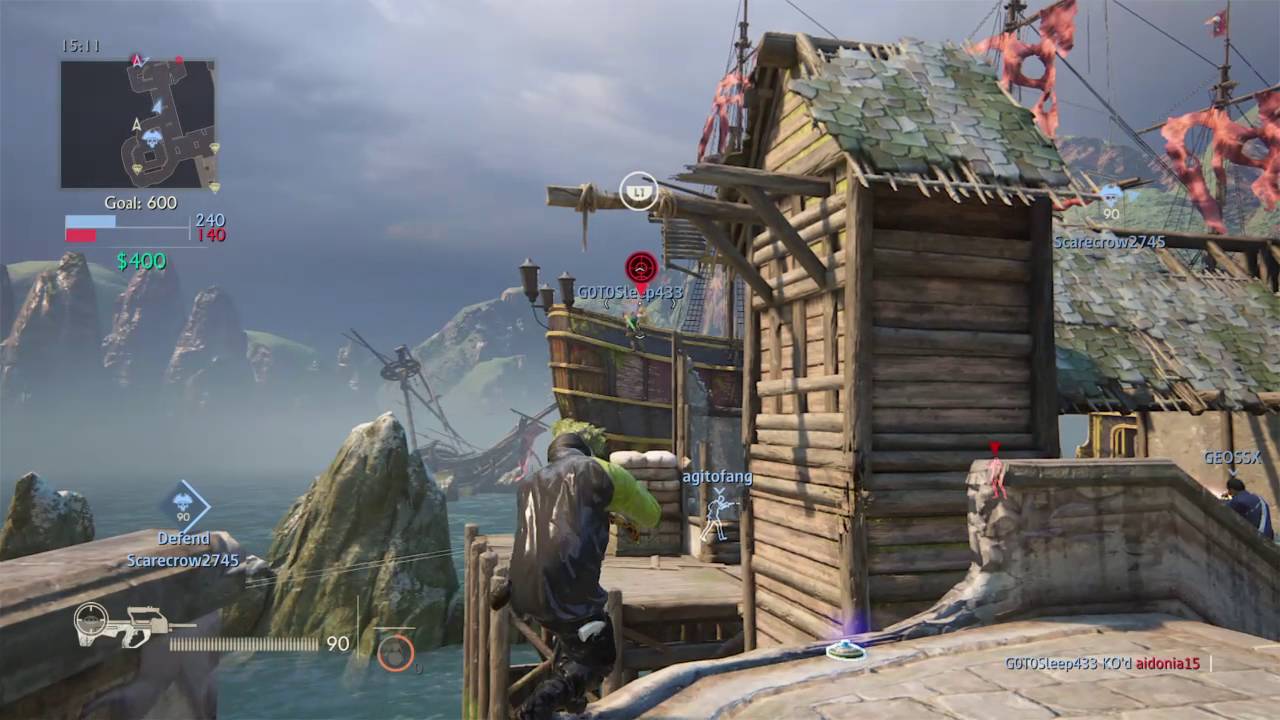 Uncharted 4 Multiplayer - Bounty Hunter (Pirate Colony)