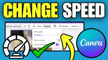 How To Speed Up & Slow Down Videos in Canva
