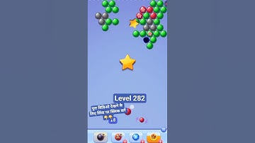 New Bubble shooter game play level 282 game play bubble shooter android game #shorts #youtubeshorts