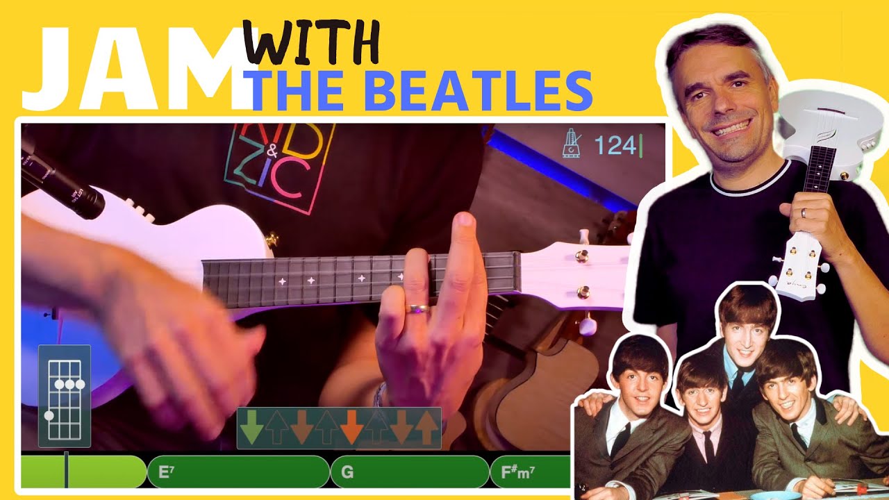 Jam With The Beatles Love Me Do Ukulélé Play Along Session 🎸 YouTube