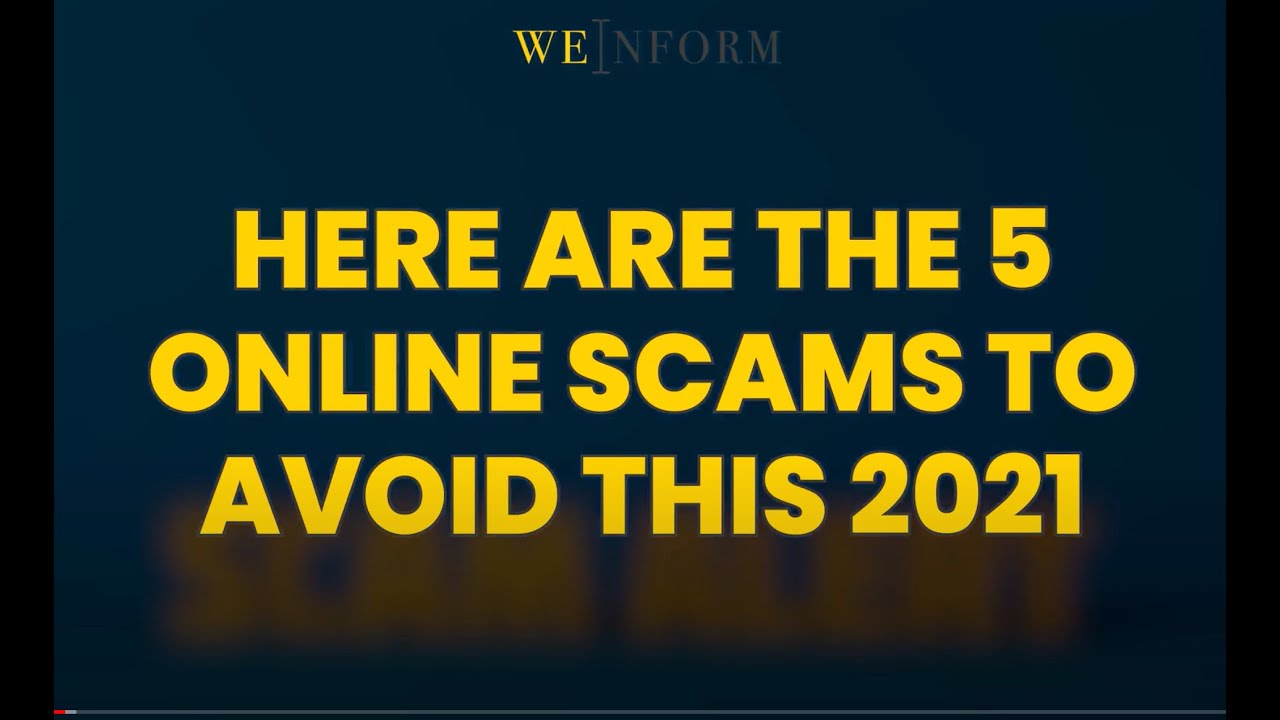 5 Online Scams to Avoid This 2021 - YouTube