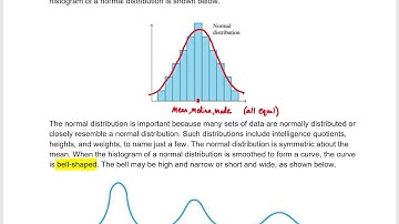 Chapter 12.5 - The Normal Curve