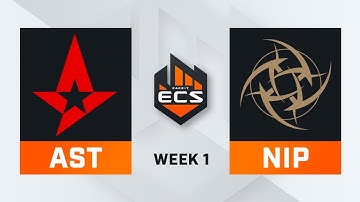 Astralis vs NiP - Map 1 - Train (ECS Season 7 - Week 1 - DAY4)