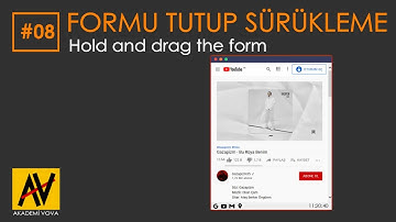 C# FORM İNTERNET TARAYICI VE FORMU TUTUP SÜRÜKLEME (WEB BROWSER AND NONE BORDER STYLE FIX)