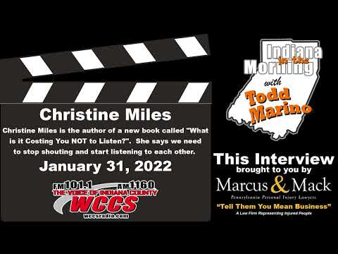 Indiana in the Morning Interview: Christine Miles (1-31-22)