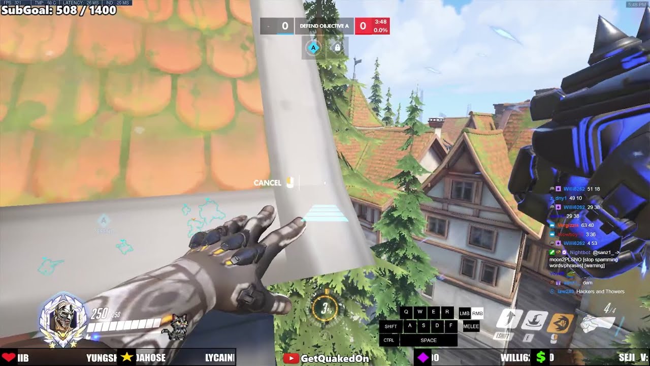 GetQuakedOn Doomfist Gameplay Overwatch Season 35 Top 500