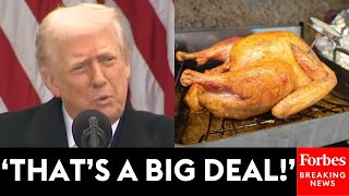 Trump Boasts Cost Of Thanksgiving Turkey Is '25% Lower' At Walmart Compared To Last Year