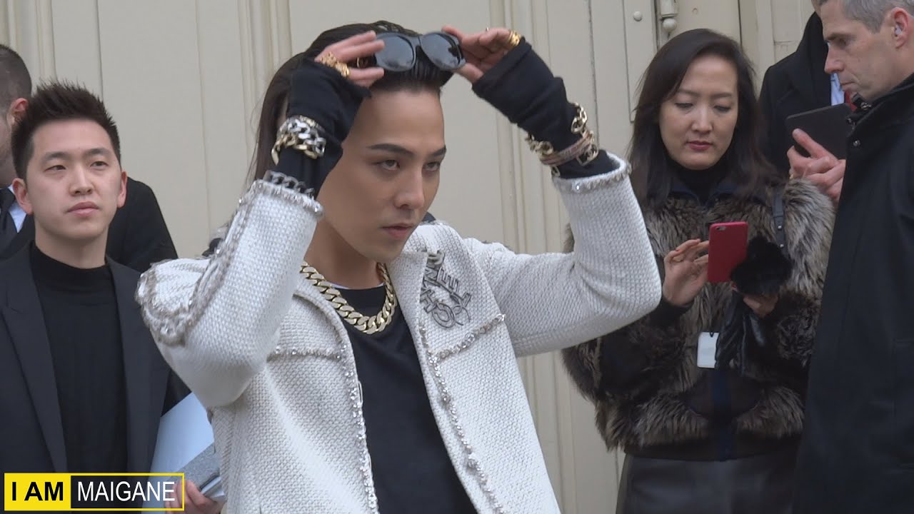 G-DRAGON ♕】(DEPARTURE) @ CHANEL FASHION SHOW IN PARIS by