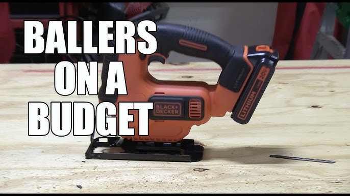 Black & Decker 12V Cordless Jigsaw with GOPAK Battery 