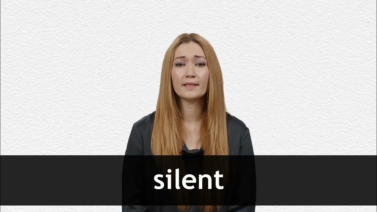 How to pronounce SILENT in American English YouTube