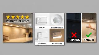 Multi-Light Sync Motion Sensor Cabinet Lights Review | One Motion Activates All Lights