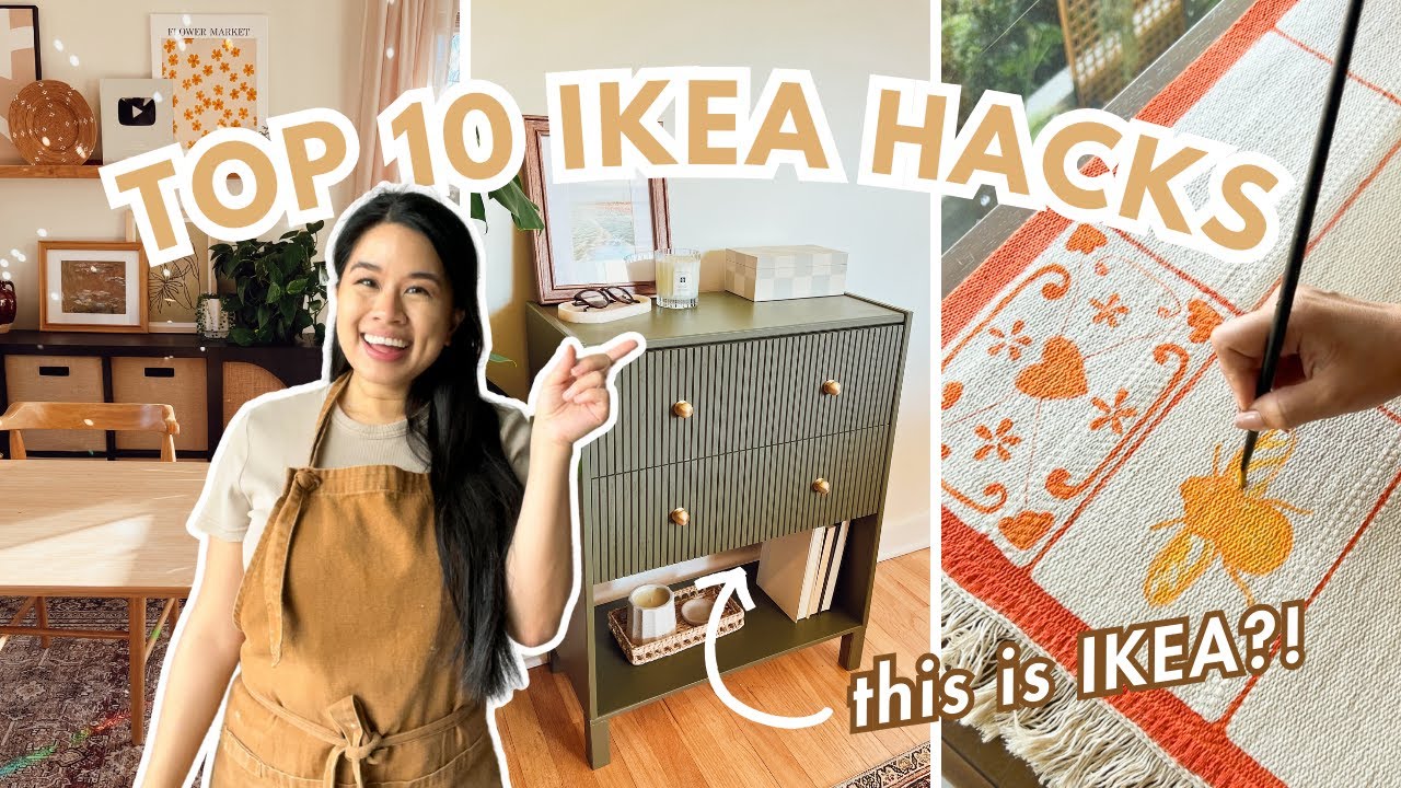 10 TOP IKEA HACKS TO ELEVATE YOUR HOME! 🏡🌟 (w/ EXPERT DIY TIPS)