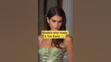 Models who walked major brands before 18!🤯  #fashion #model #kaiagerber #shortsviral